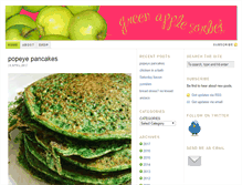 Tablet Screenshot of greenapplesorbet.com